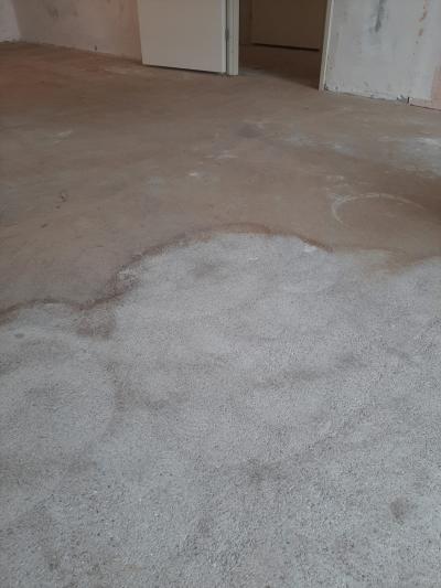 Marmoleum verwijderd