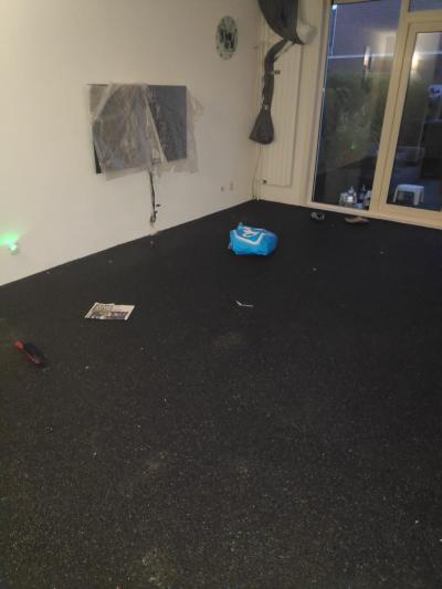 Verwijderen grindvloer 1